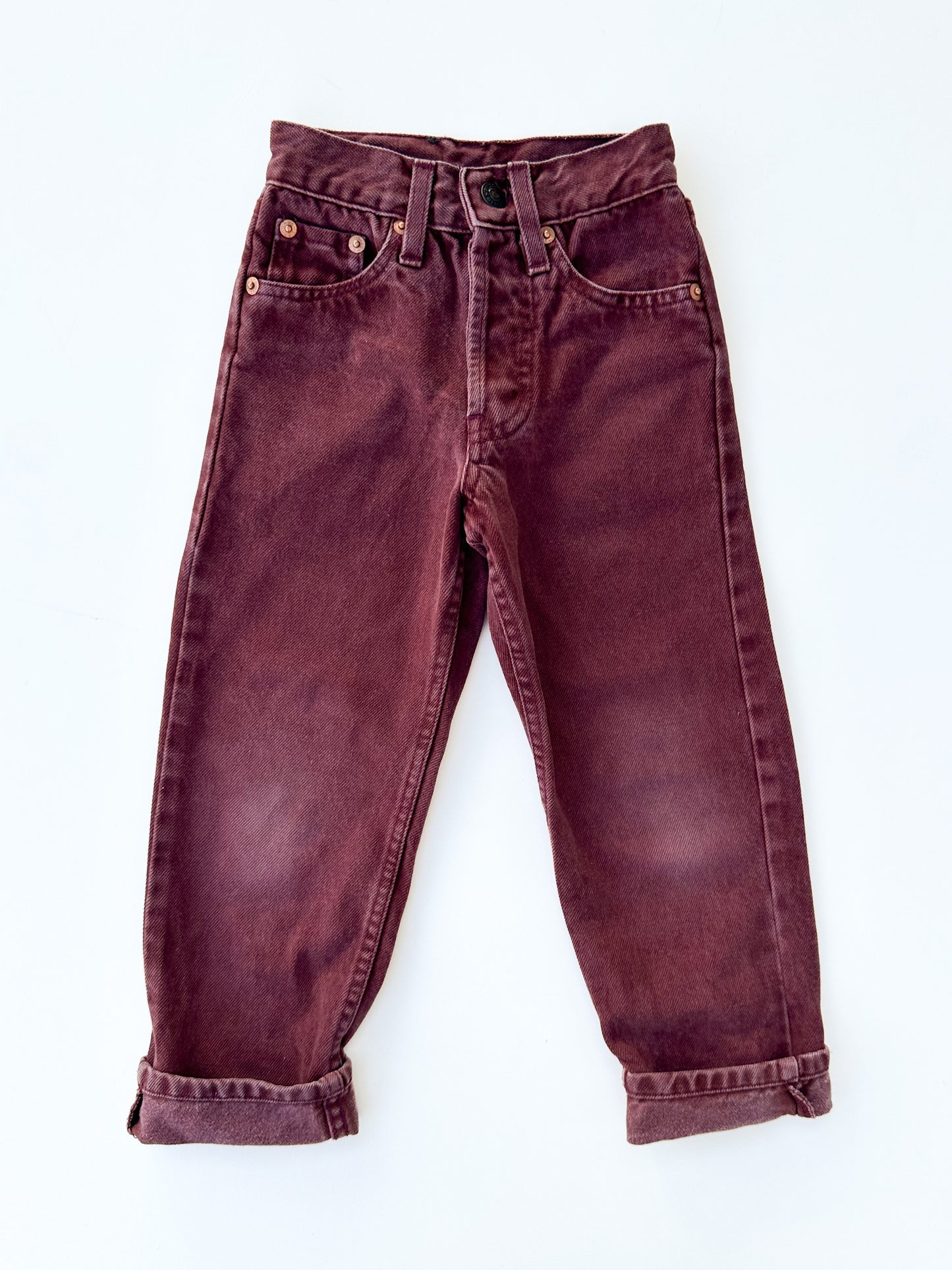 Red jeans size 4Y