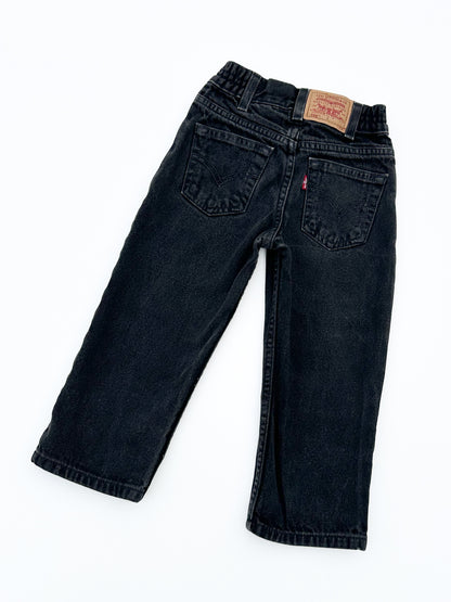 Black 566 jeans size 4Y