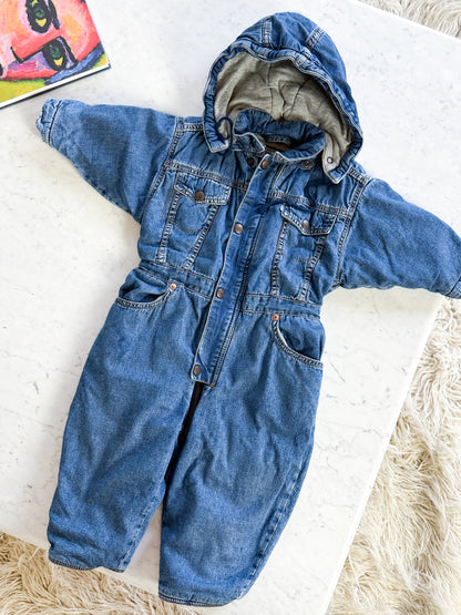 Denim wintersuit size 18M