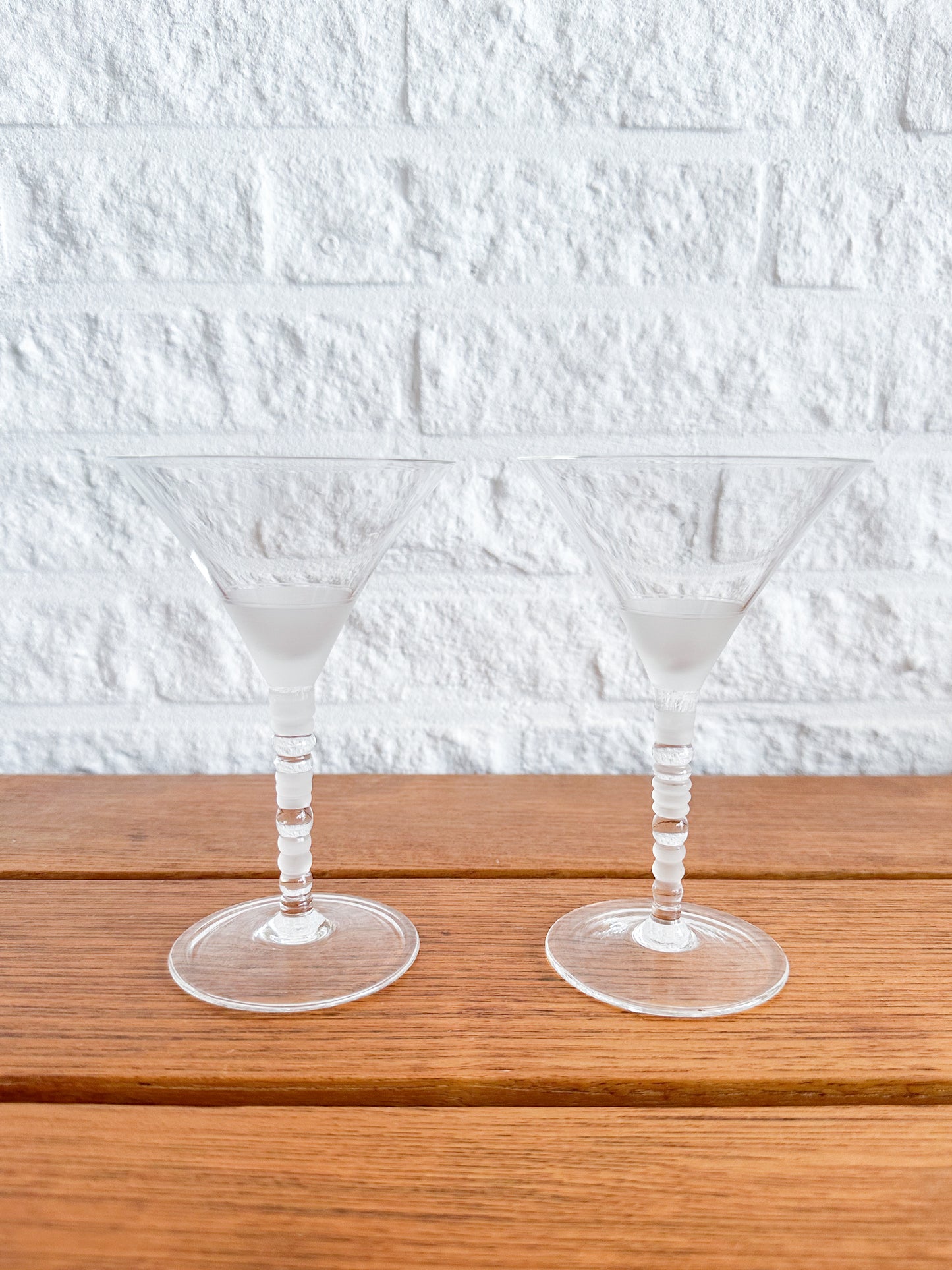 Martini glasses 2x