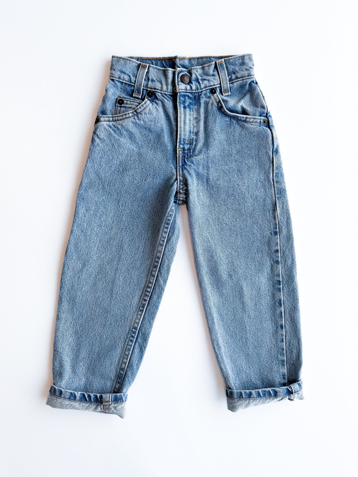 Orange tab jeans size 5Y slim