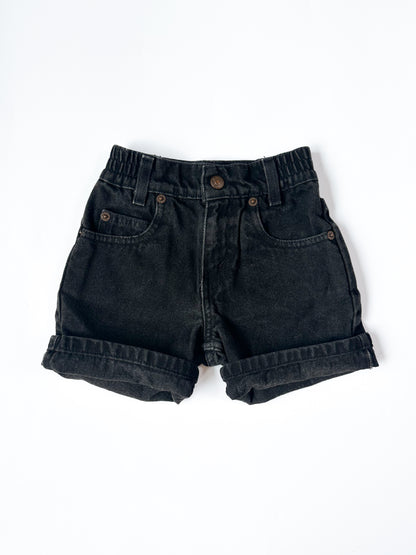 Black 566 shorts size 3Y