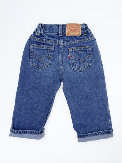 Dark blue 566 jeans size 4Y