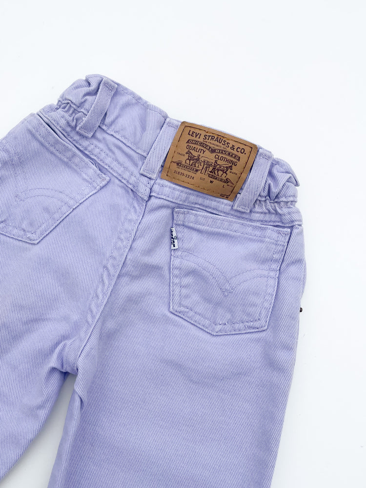 Purple jeans size 18M