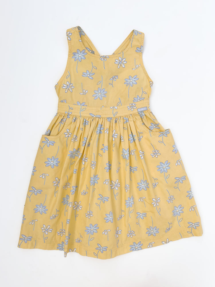 Yellow flower dress size 3Y