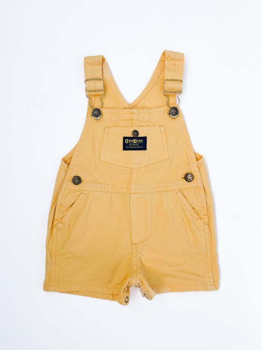 Yellow short overalls size 12M