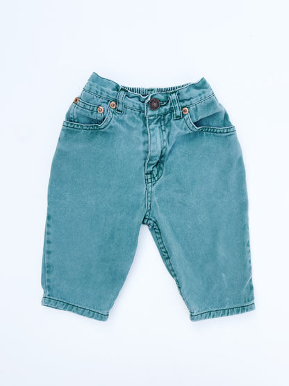 Green jeans size 6M