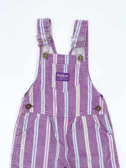 Striped overalls size 2-3Y