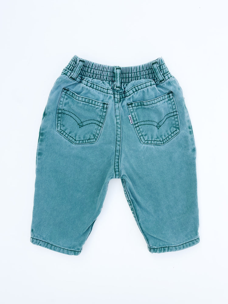 Green jeans size 6M