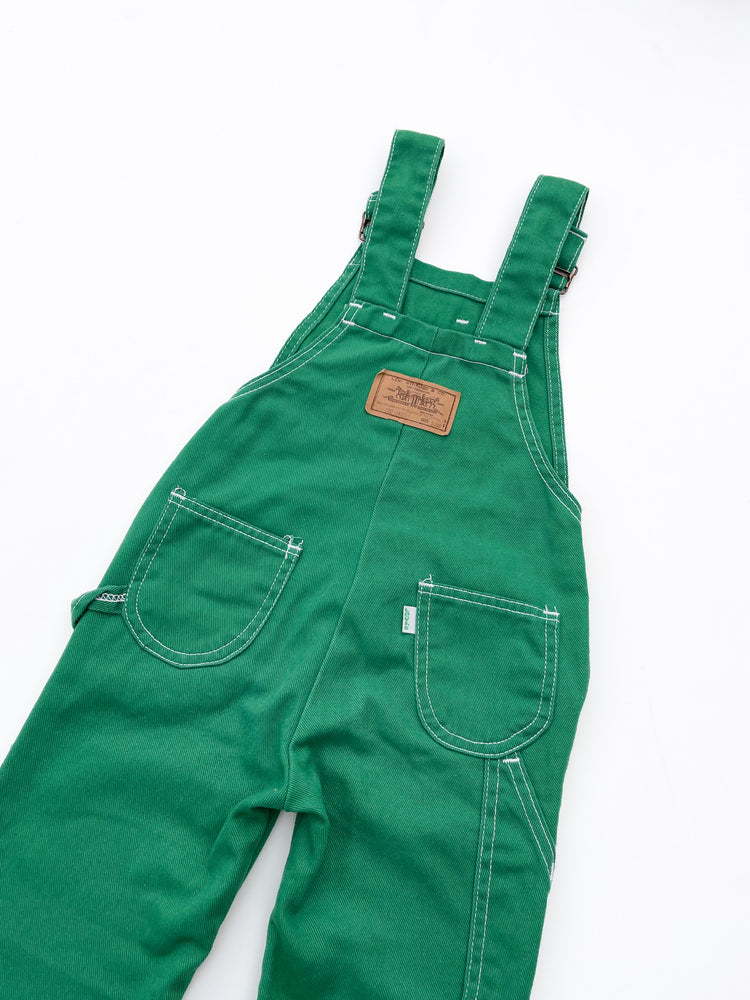 Green overalls size 4Y