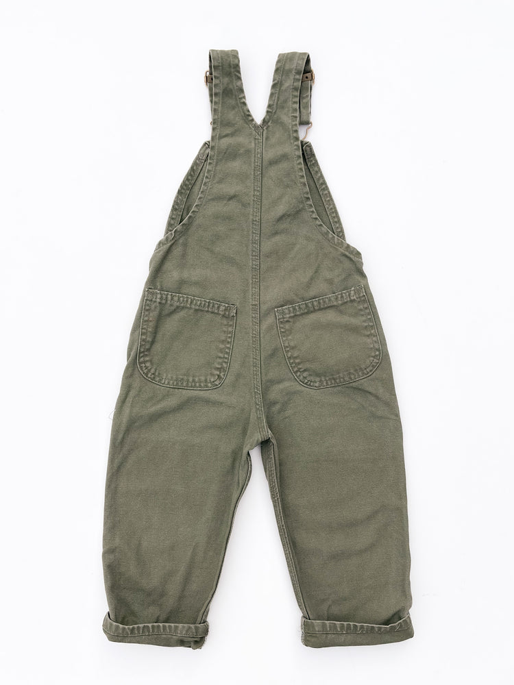 Green overalls size 3Y