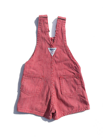 Striped short overalls size 3Y