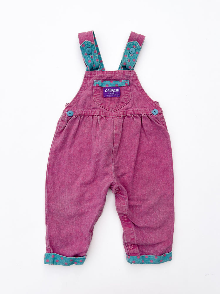 Pink overalls size 9/12M