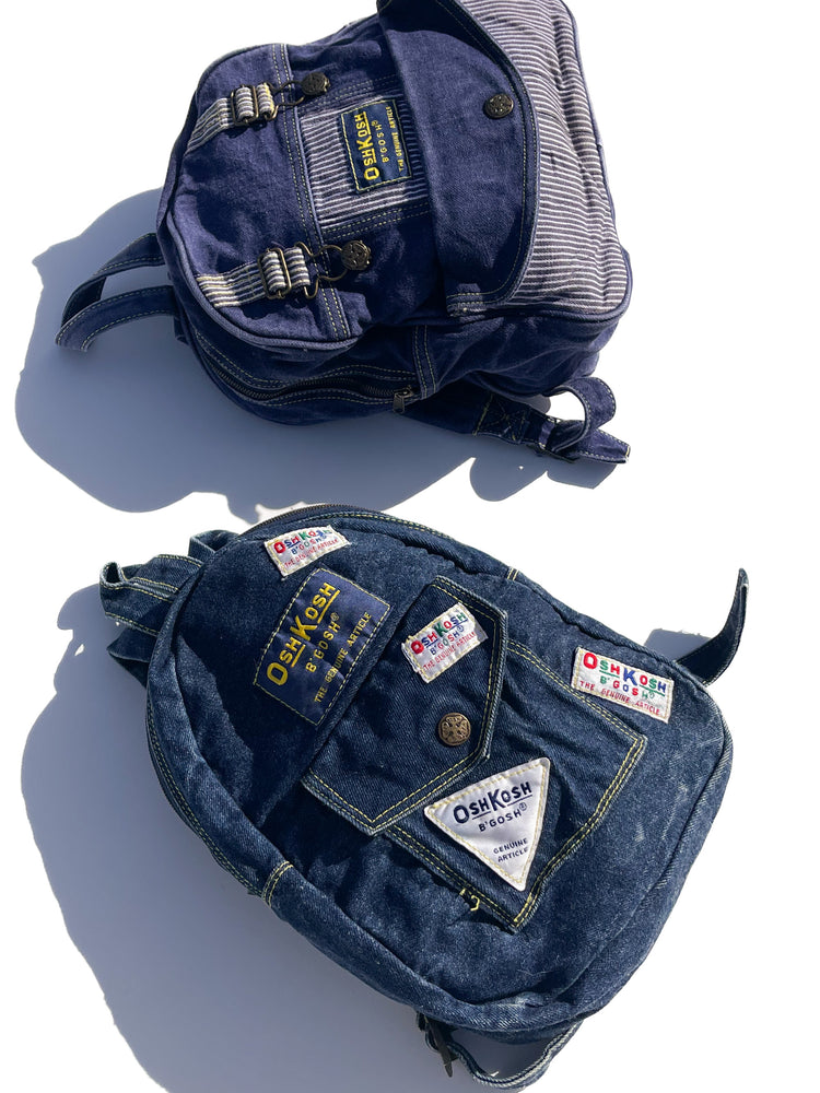Backpack with patches