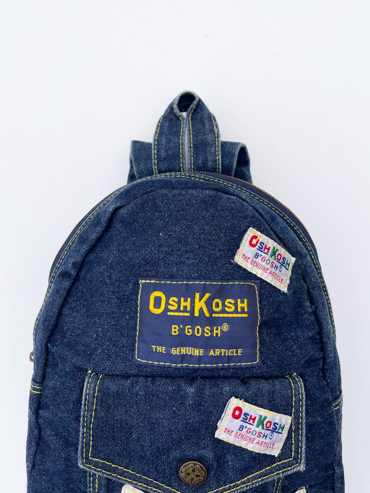 Backpack with patches