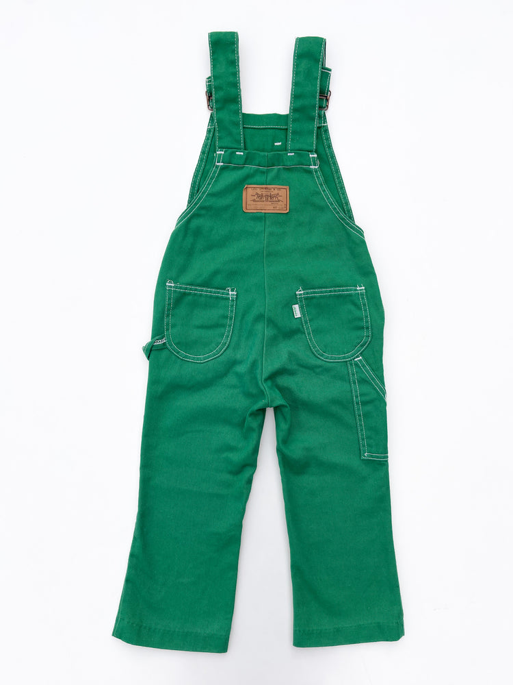 Green overalls size 4Y