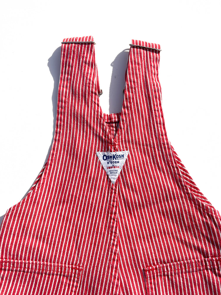 Striped short overalls size 3Y